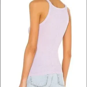 Re/Done | Tops | Redone Hanes Ribbed Racer Back Tank Worn Once | Poshmark